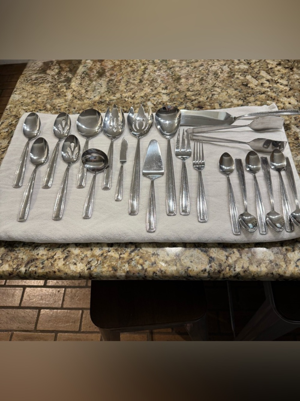 Reed & Barton Tavern Vintage 21-Piece Stainless Steel Hostess Serving Set